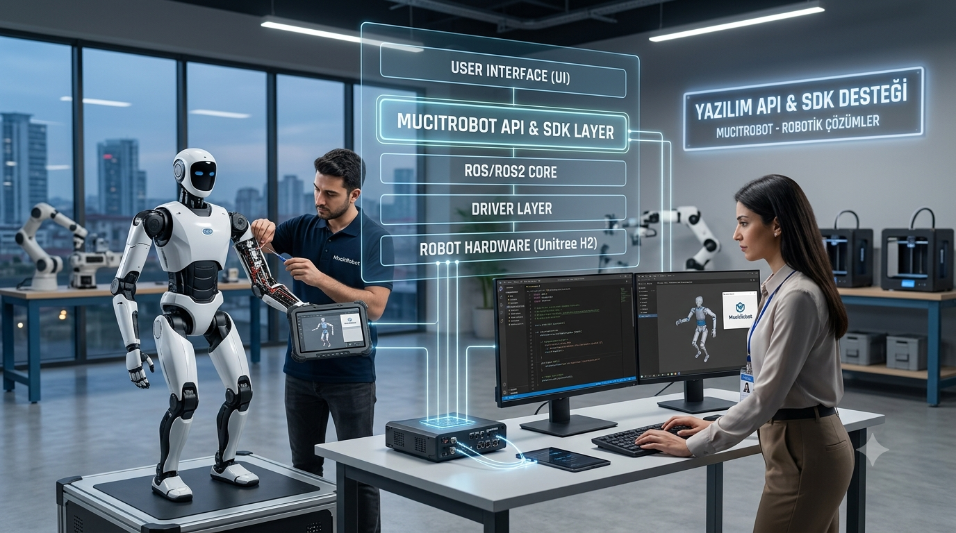İnsansı Robot ve Robot Köpek Yazılım API ile SDK Desteği